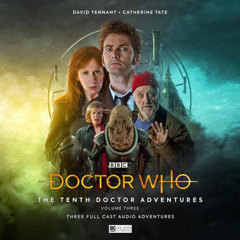 The full cover for The Tenth Doctor Adventures’ third volume.